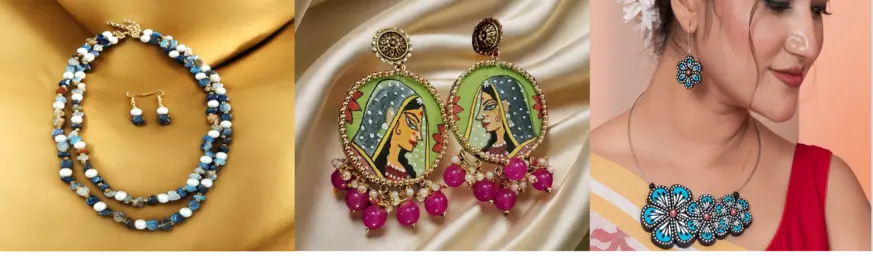 Handcrafted  jewellery in Kolkata India